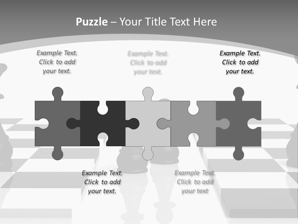 Chess Fight Dad PowerPoint Template