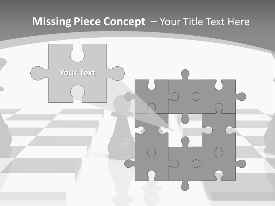 Chess Fight Dad PowerPoint Template