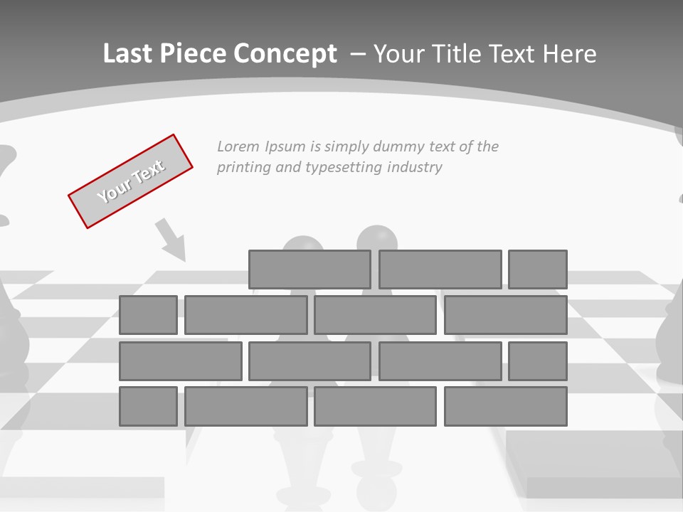 Chess Fight Dad PowerPoint Template