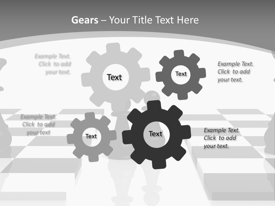 Chess Fight Dad PowerPoint Template