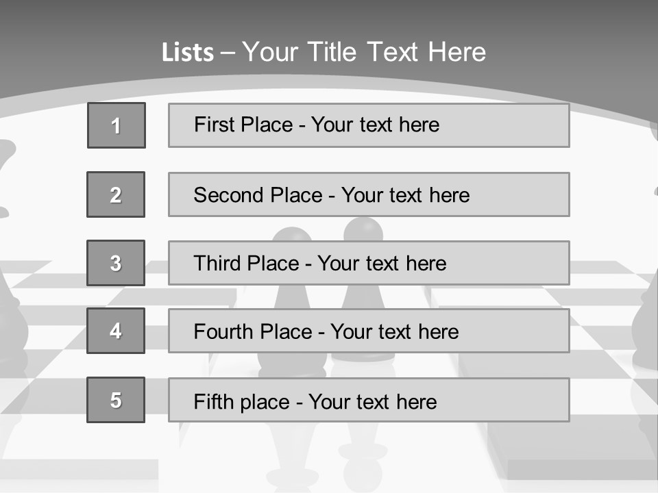 Chess Fight Dad PowerPoint Template