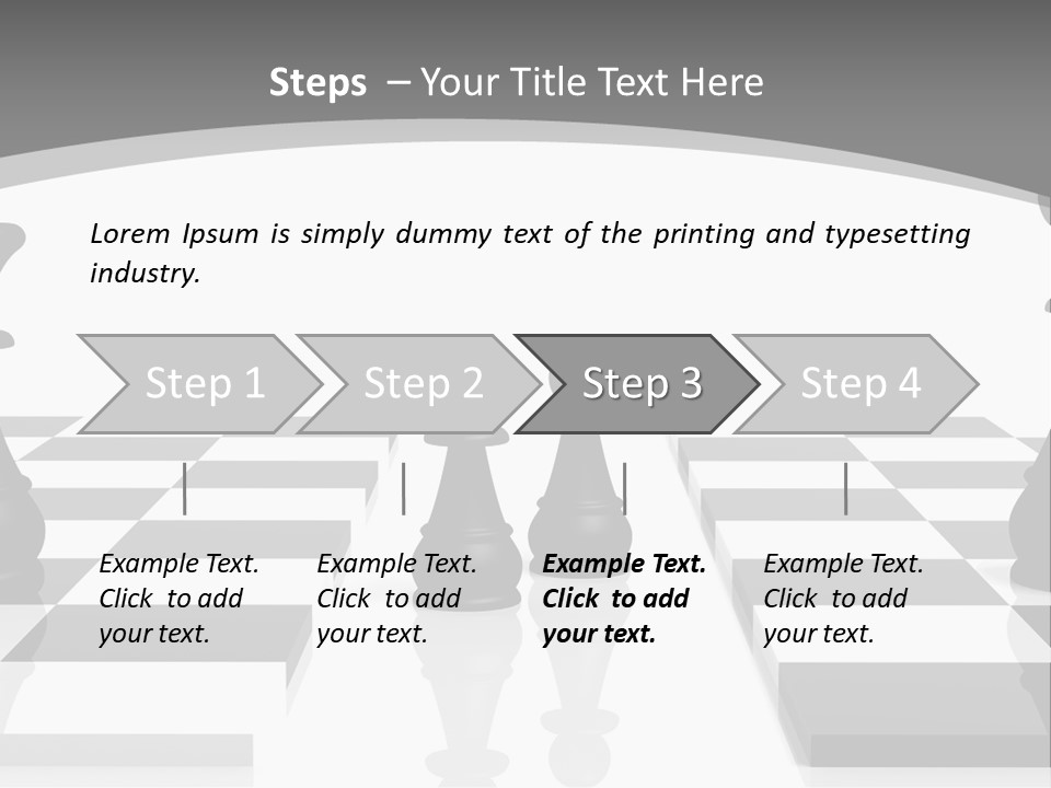 Chess Fight Dad PowerPoint Template