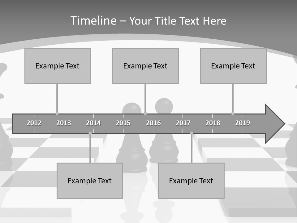 Chess Fight Dad PowerPoint Template