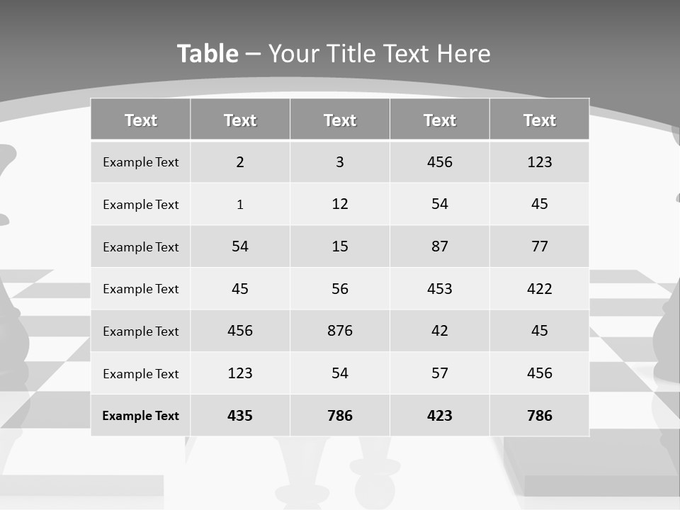Chess Fight Dad PowerPoint Template