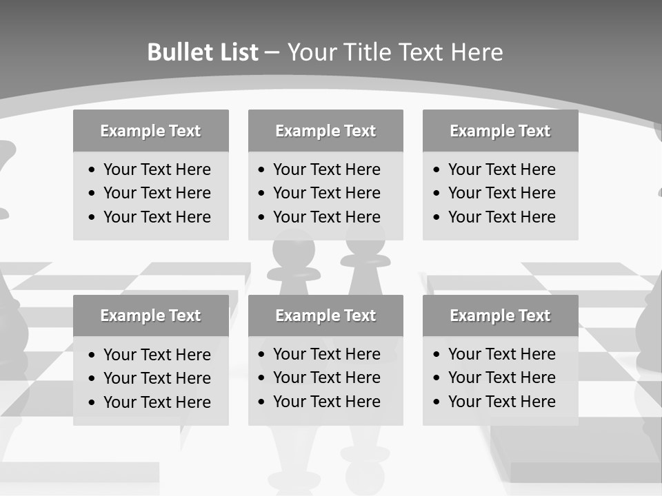 Chess Fight Dad PowerPoint Template