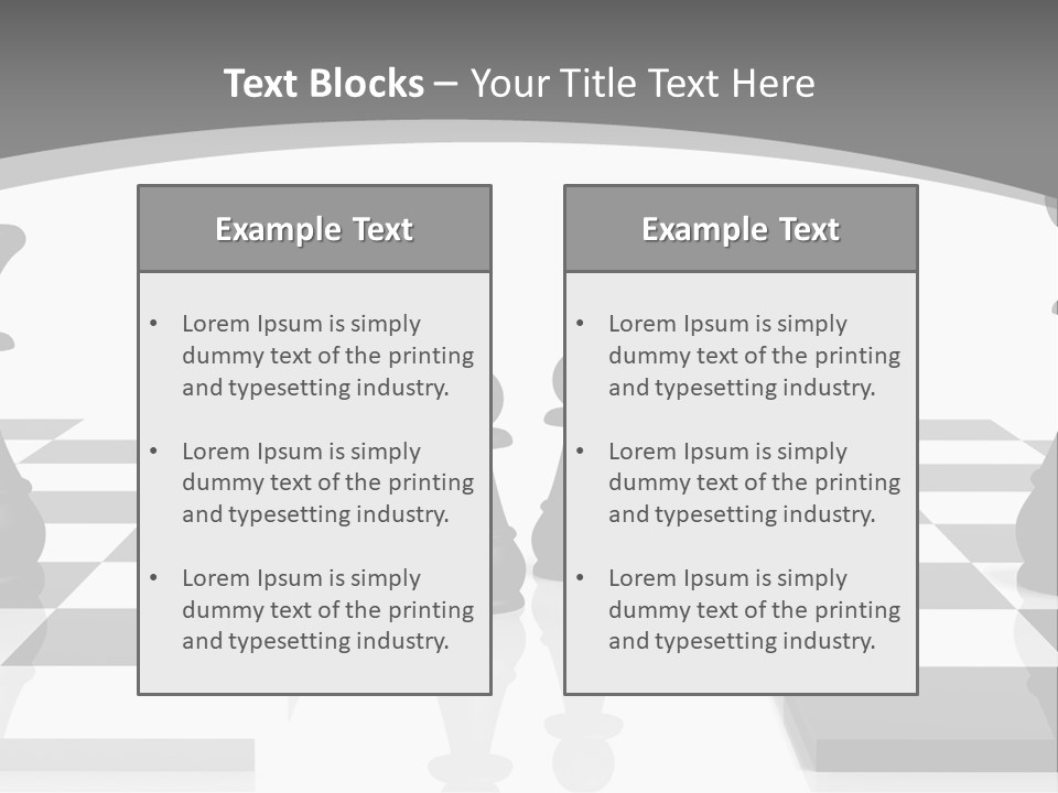Chess Fight Dad PowerPoint Template