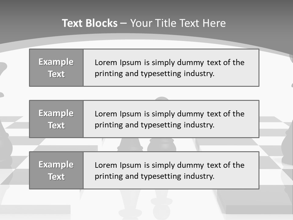 Chess Fight Dad PowerPoint Template