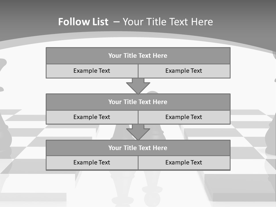 Chess Fight Dad PowerPoint Template