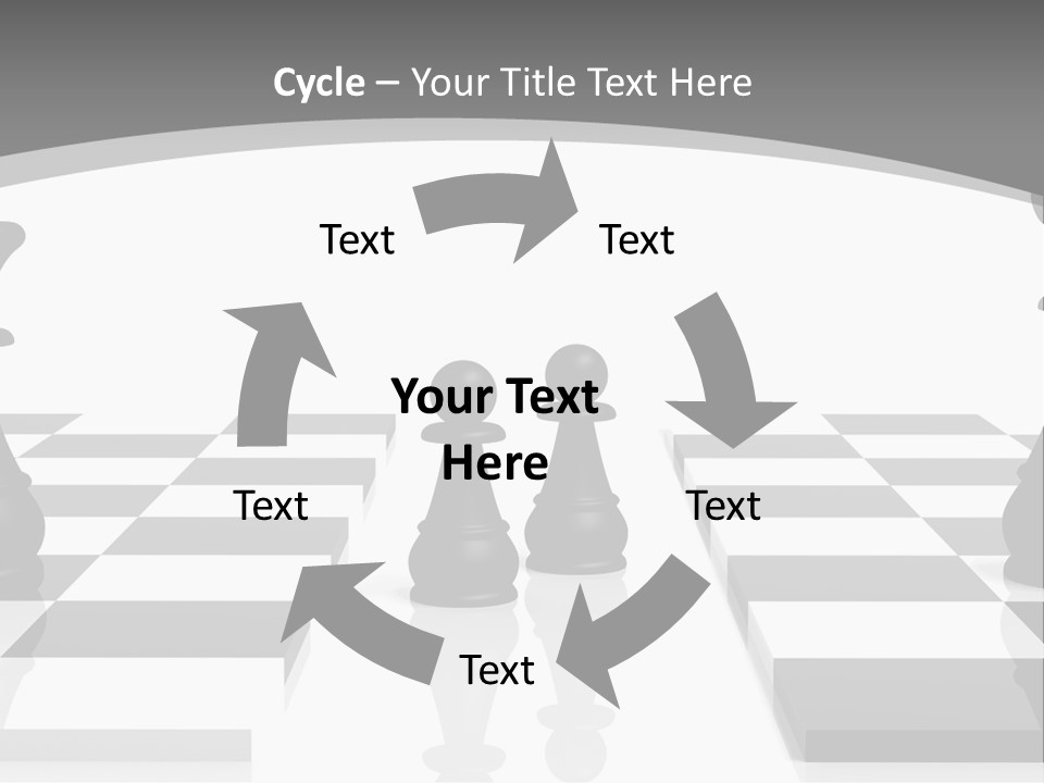 Chess Fight Dad PowerPoint Template