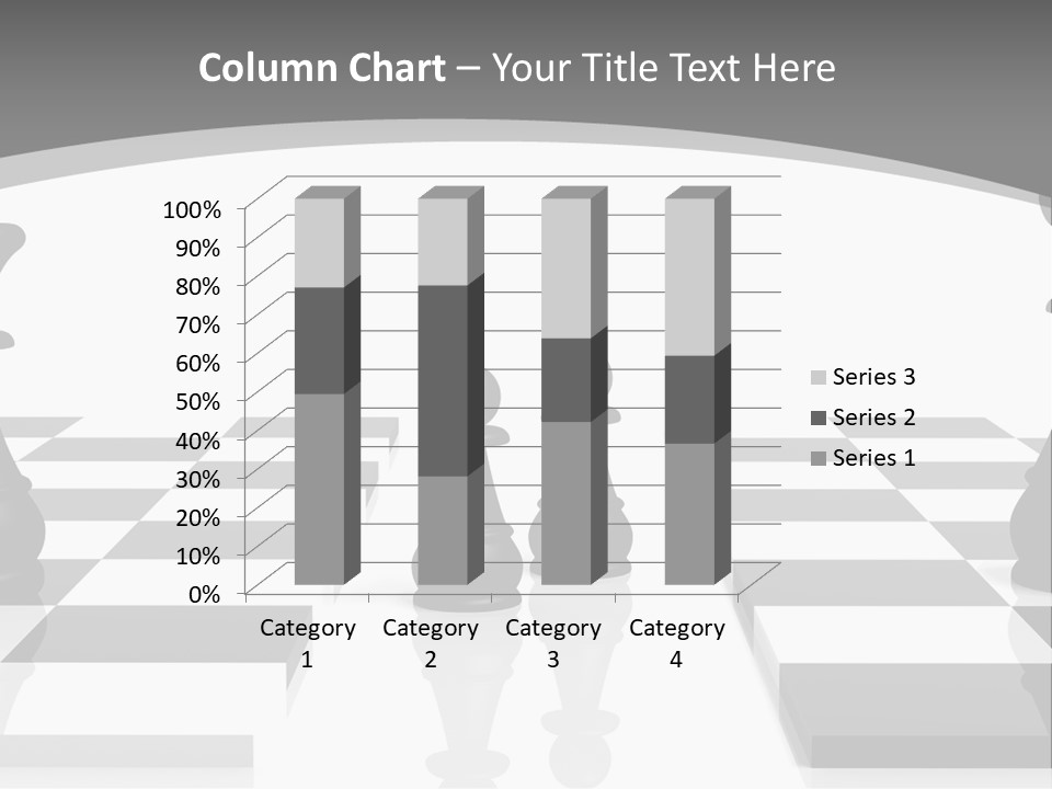 Chess Fight Dad PowerPoint Template
