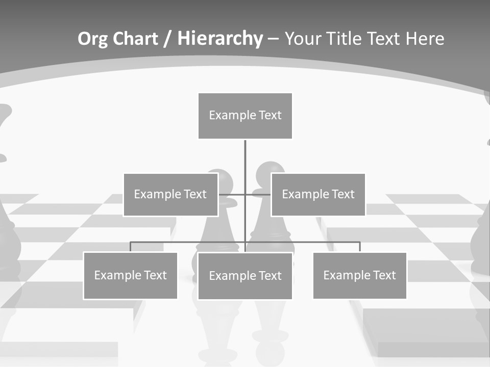 Chess Fight Dad PowerPoint Template