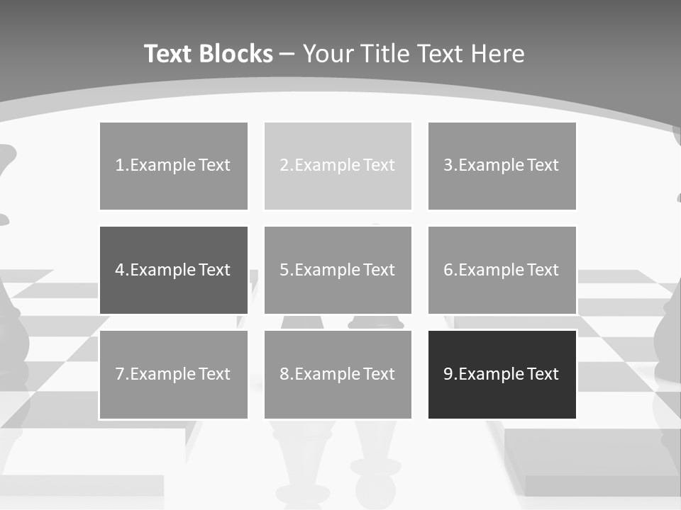 Chess Fight Dad PowerPoint Template