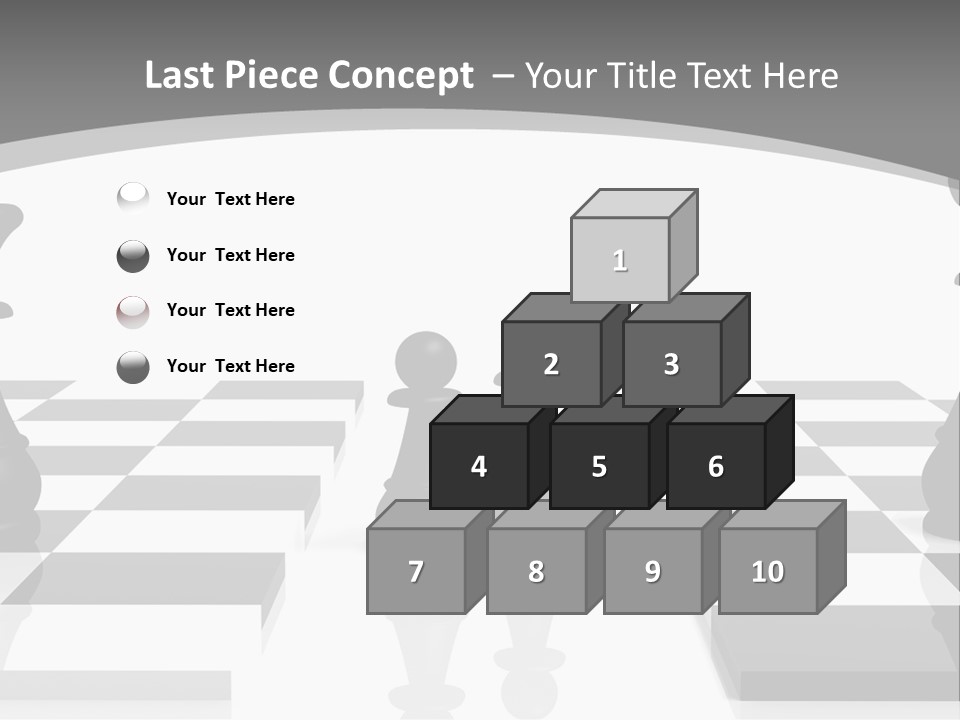 Chess Fight Dad PowerPoint Template