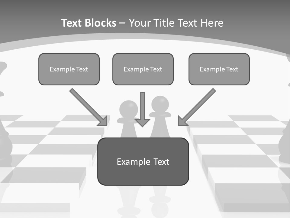 Chess Fight Dad PowerPoint Template