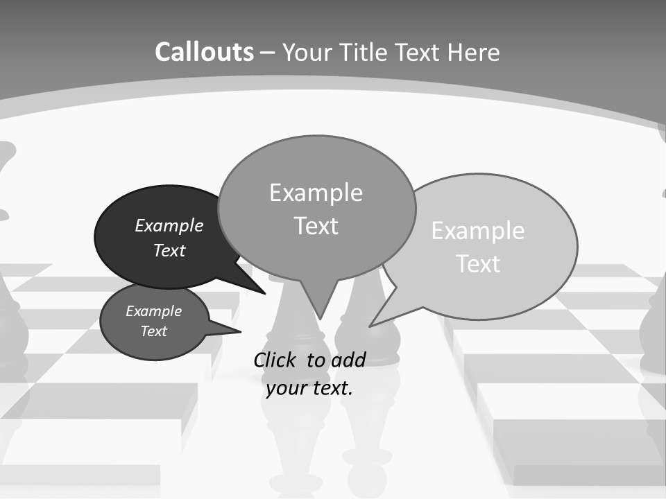Chess Fight Dad PowerPoint Template