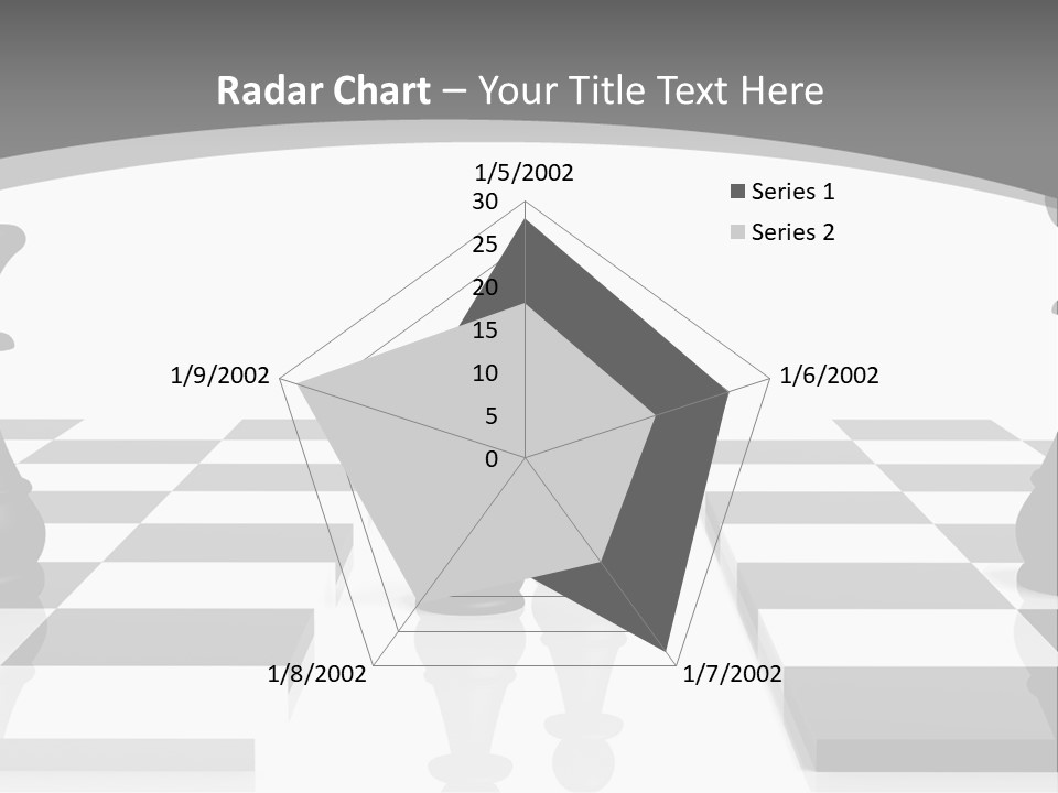 Chess Fight Dad PowerPoint Template