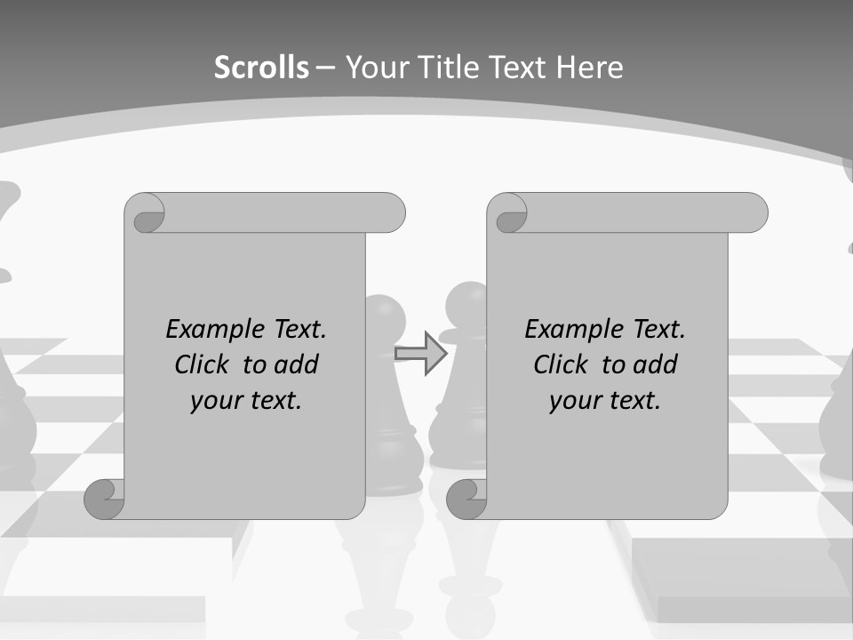 Chess Fight Dad PowerPoint Template