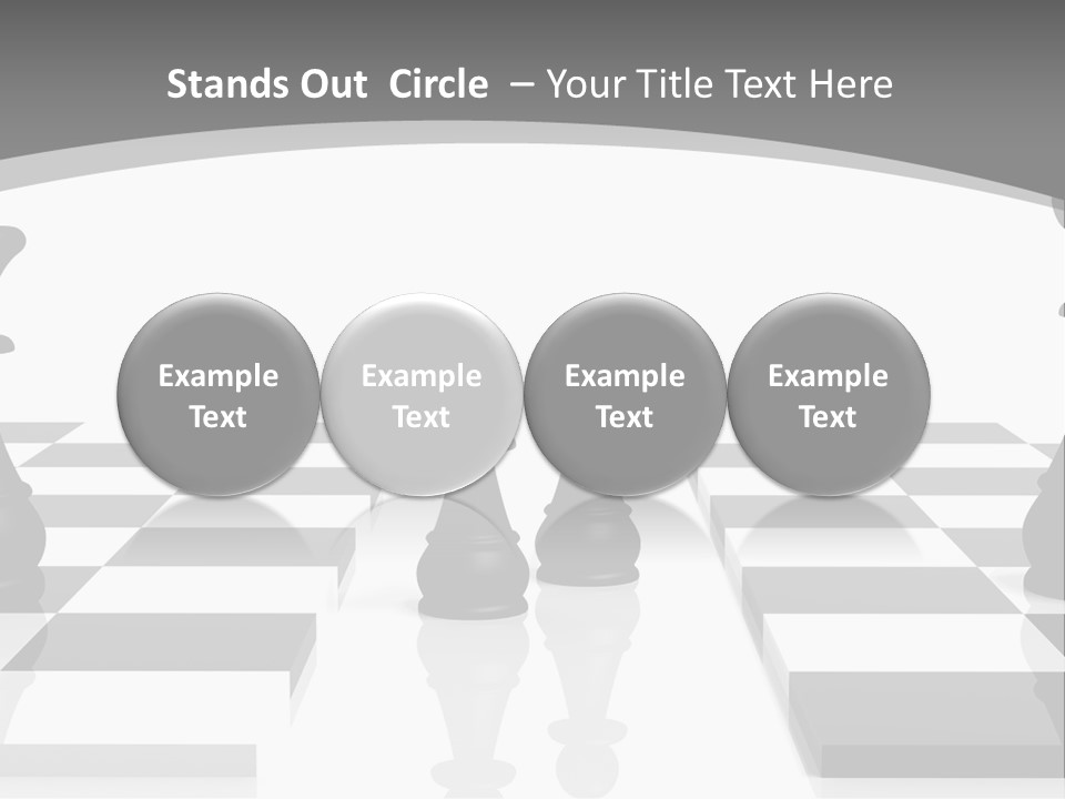 Chess Fight Dad PowerPoint Template