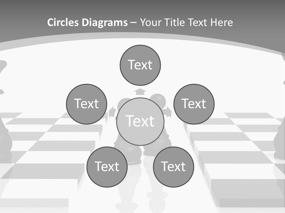 Chess Fight Dad PowerPoint Template