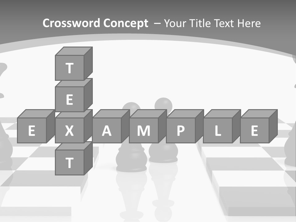 Chess Fight Dad PowerPoint Template