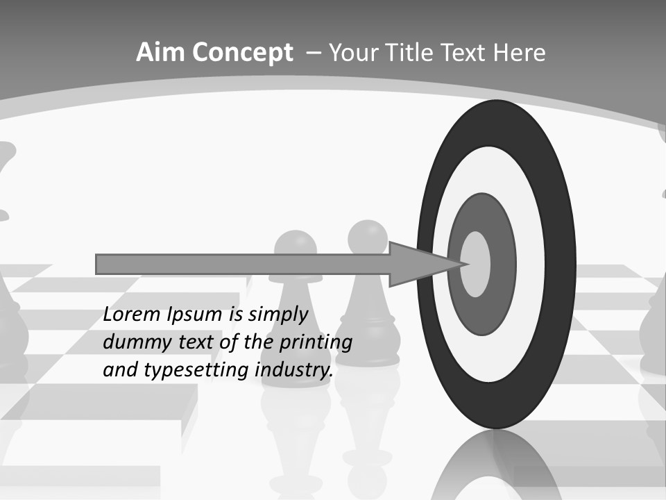 Chess Fight Dad PowerPoint Template