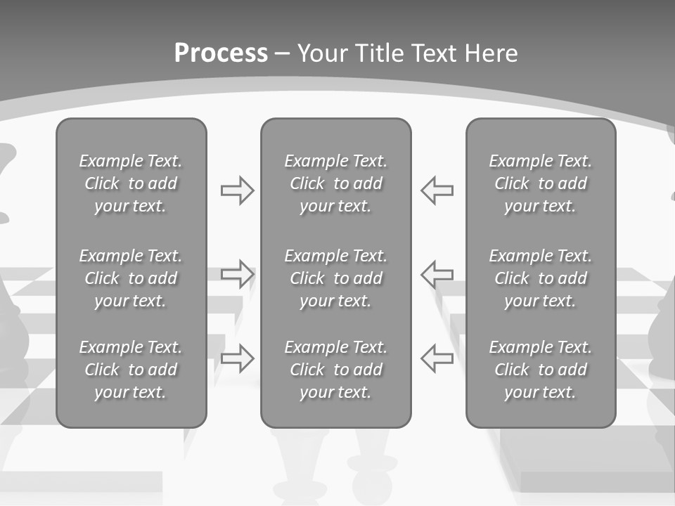 Chess Fight Dad PowerPoint Template