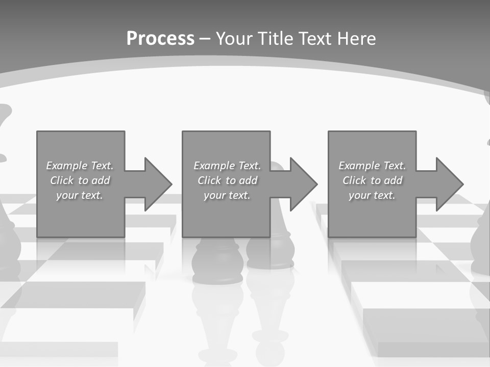 Chess Fight Dad PowerPoint Template