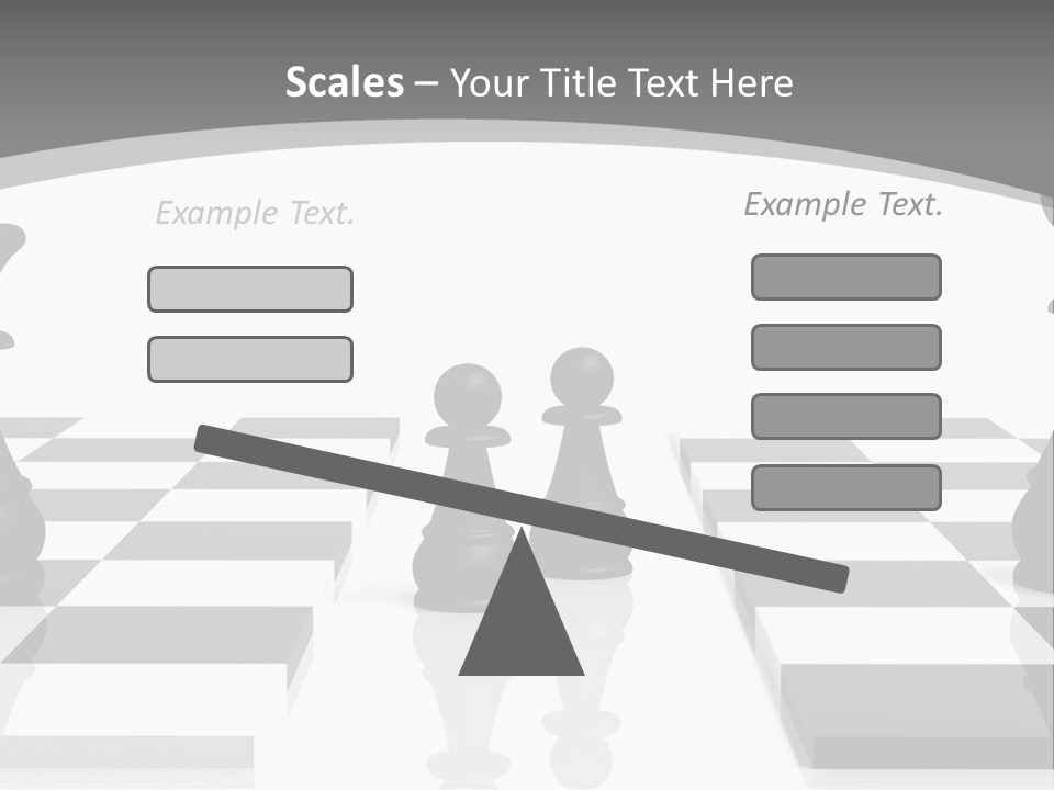 Chess Fight Dad PowerPoint Template