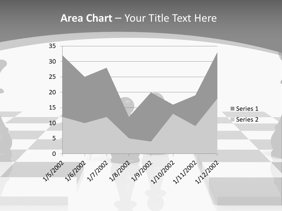 Chess Fight Dad PowerPoint Template