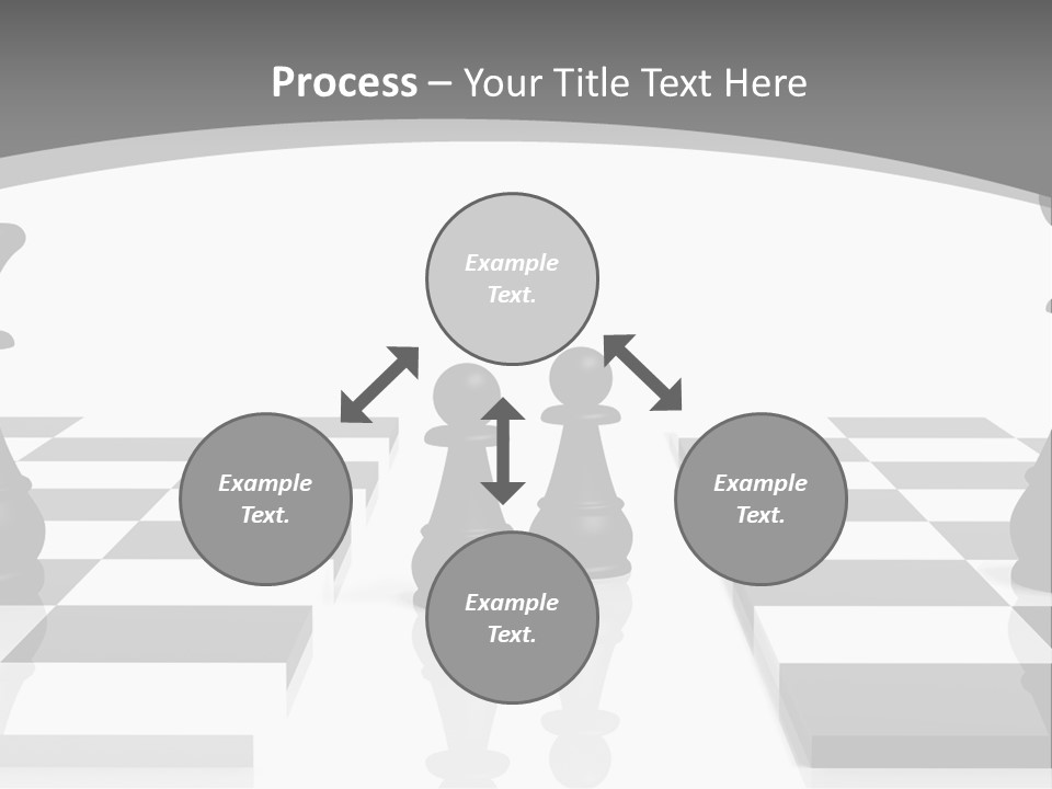 Chess Fight Dad PowerPoint Template