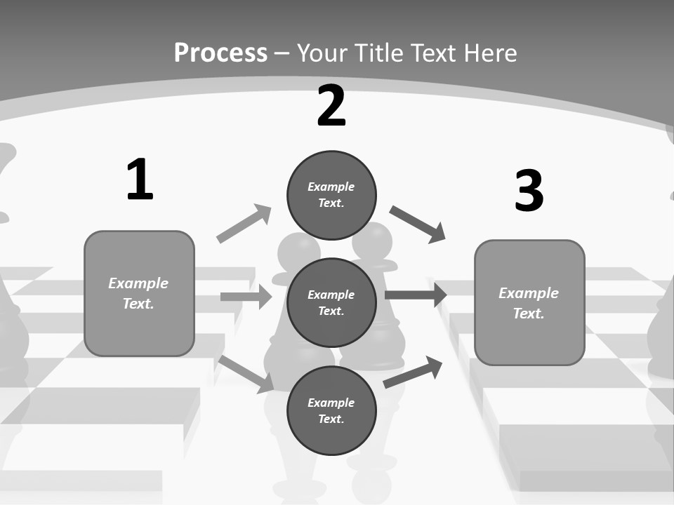 Chess Fight Dad PowerPoint Template