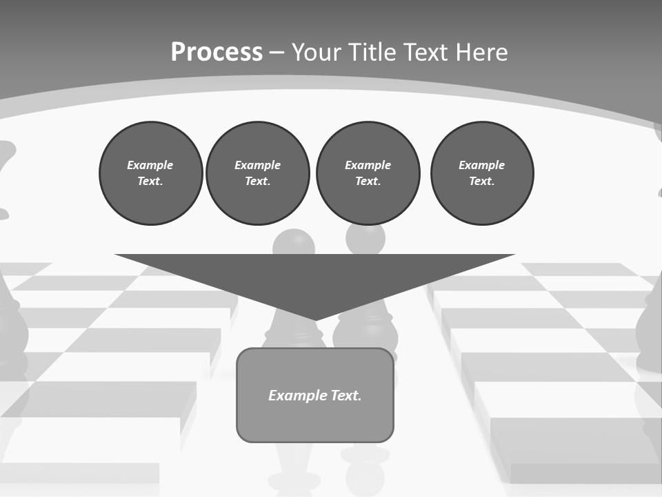 Chess Fight Dad PowerPoint Template