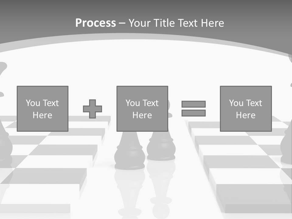 Chess Fight Dad PowerPoint Template