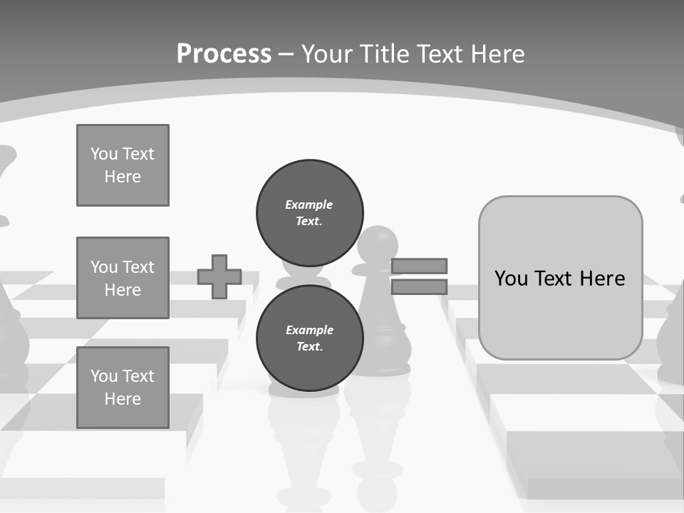 Chess Fight Dad PowerPoint Template