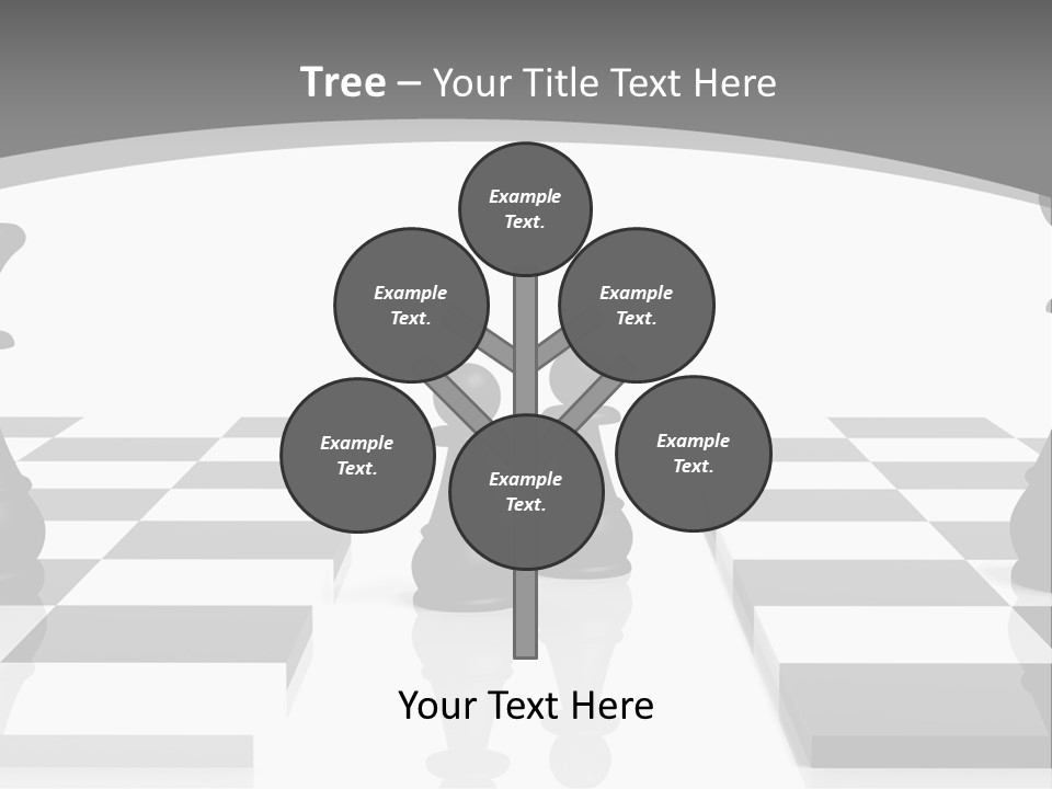 Chess Fight Dad PowerPoint Template