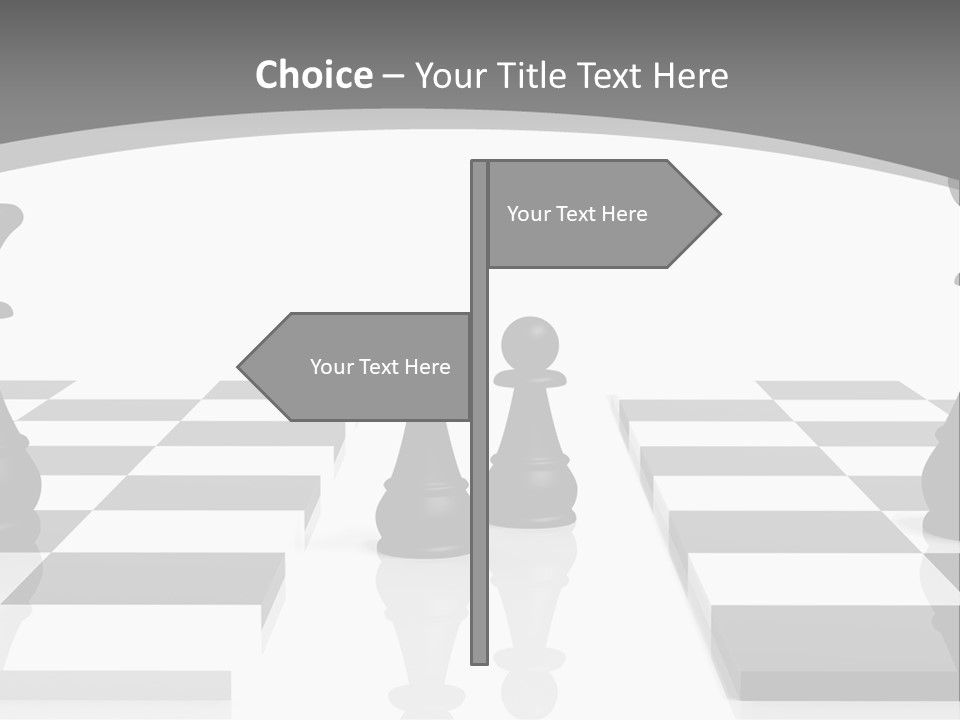 Chess Fight Dad PowerPoint Template