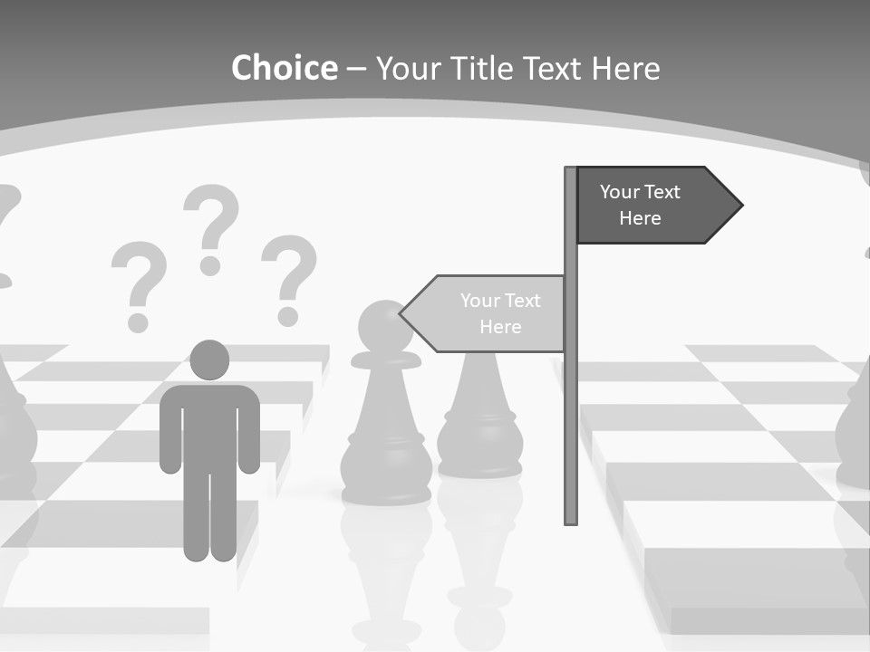 Chess Fight Dad PowerPoint Template