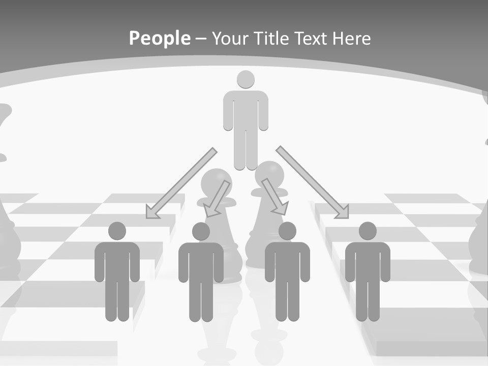 Chess Fight Dad PowerPoint Template