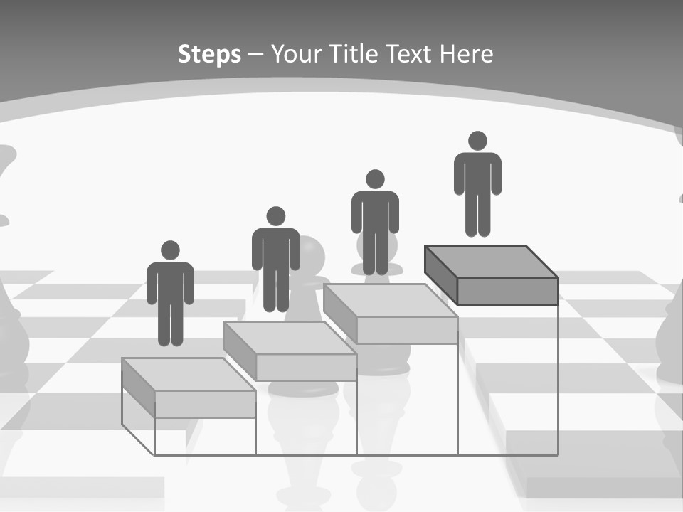 Chess Fight Dad PowerPoint Template