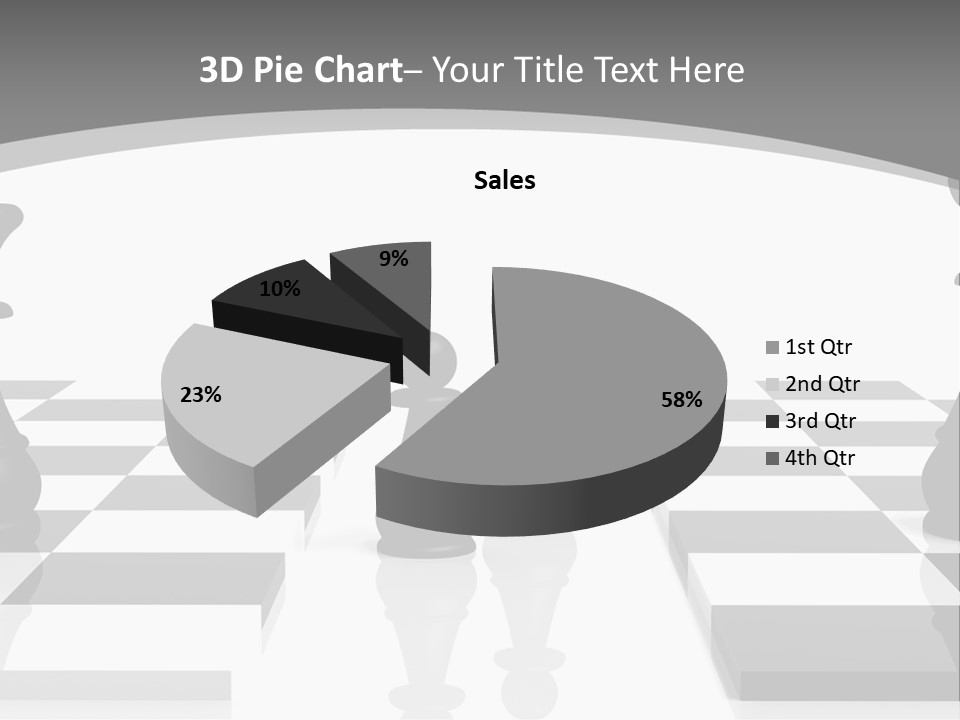 Chess Fight Dad PowerPoint Template