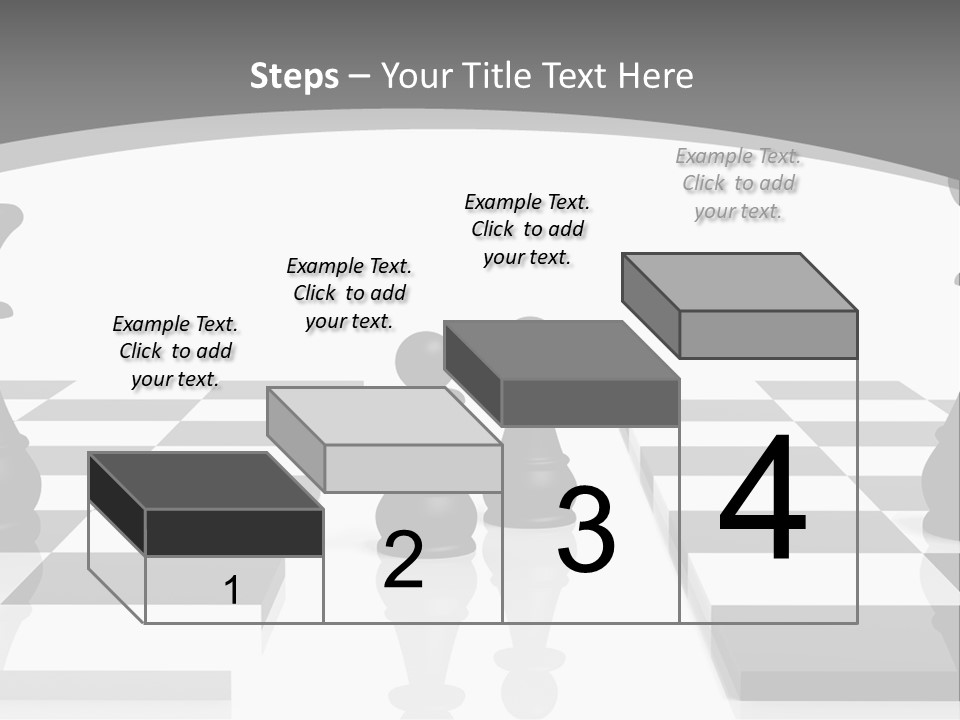 Chess Fight Dad PowerPoint Template