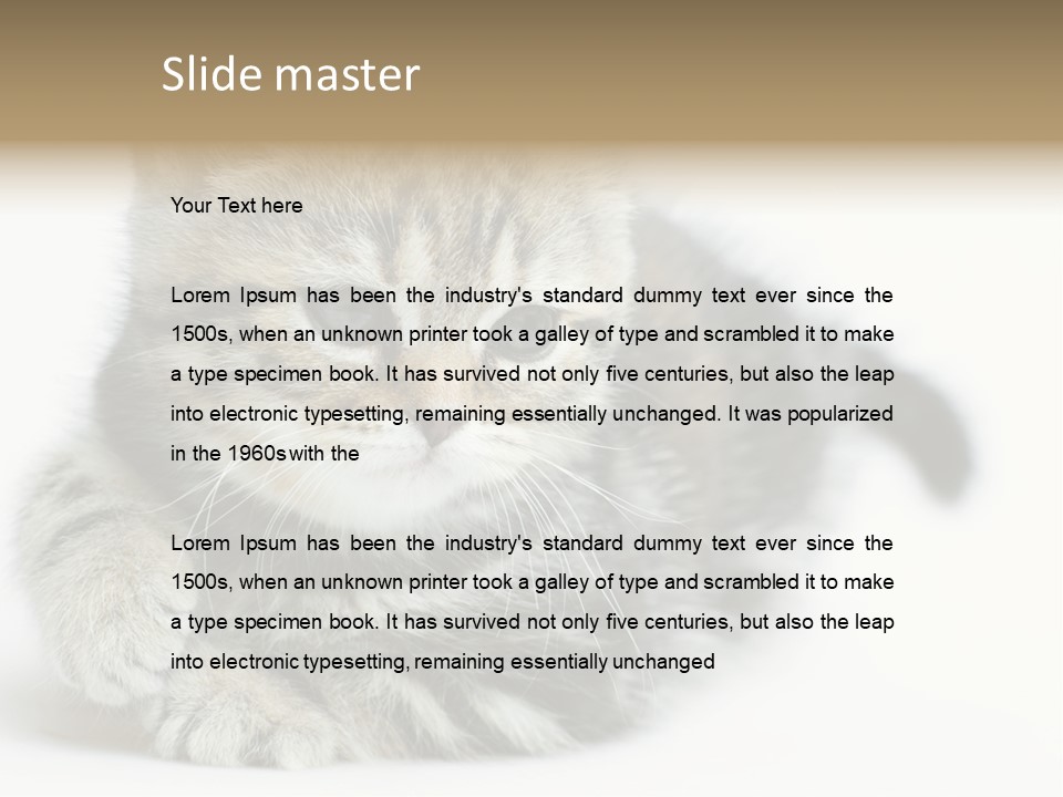 Playful Young Animal Fun PowerPoint Template