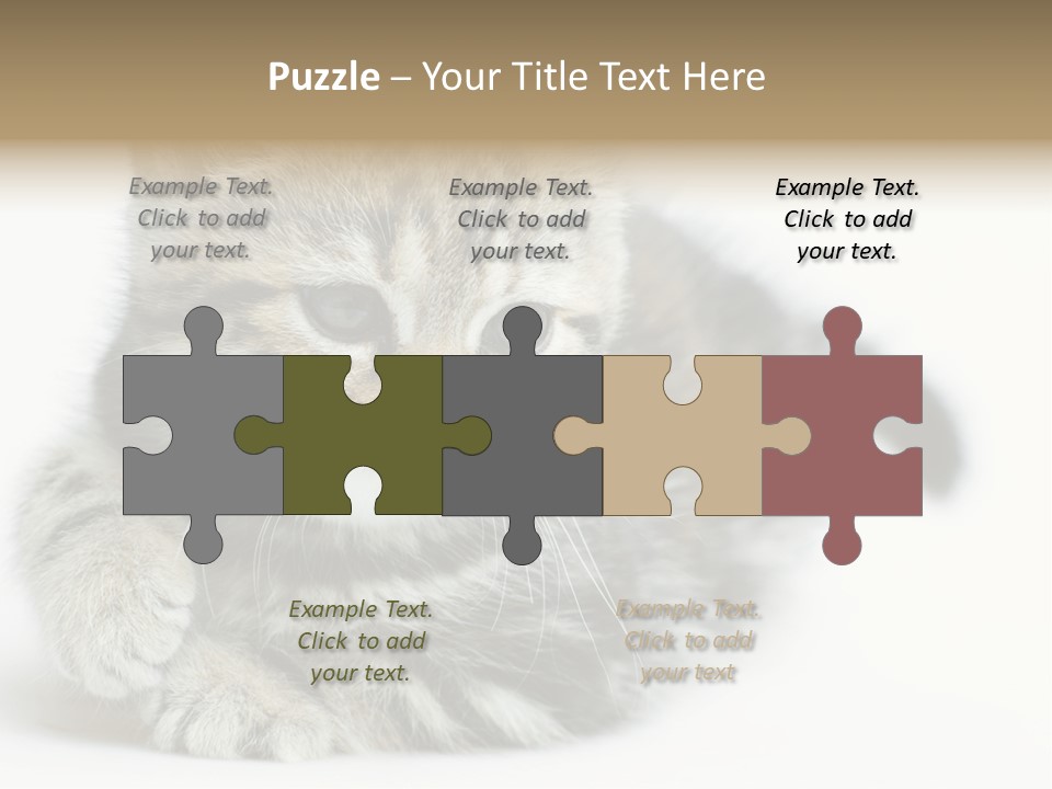 Playful Young Animal Fun PowerPoint Template