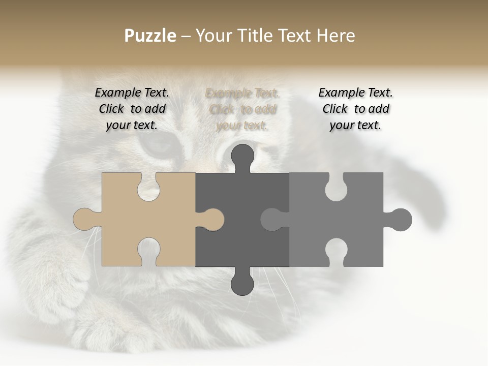 Playful Young Animal Fun PowerPoint Template