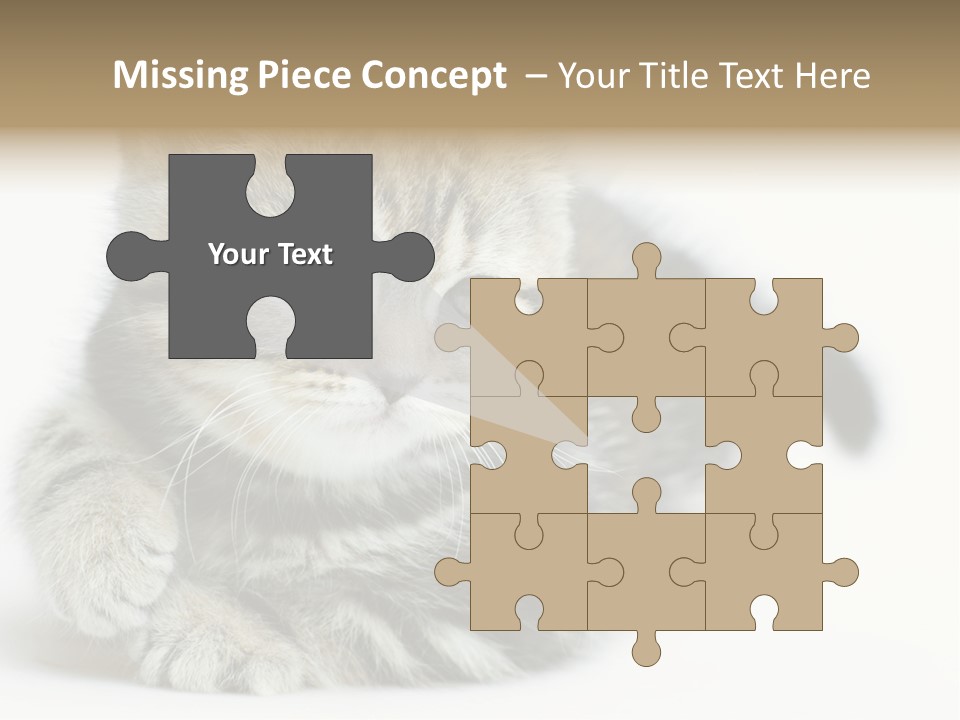 Playful Young Animal Fun PowerPoint Template