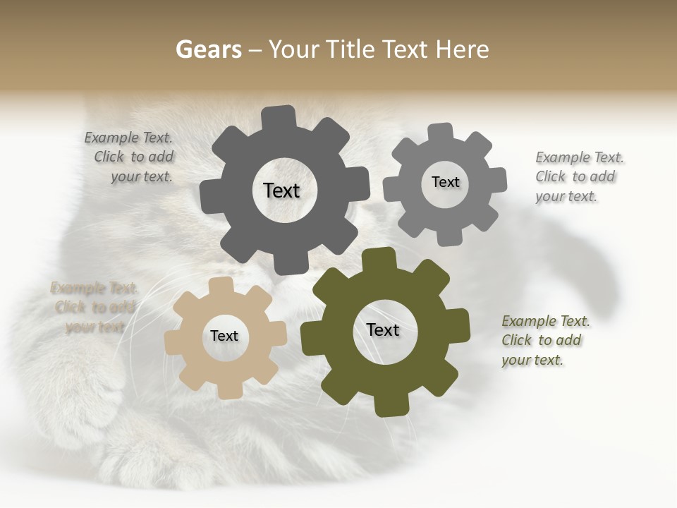 Playful Young Animal Fun PowerPoint Template