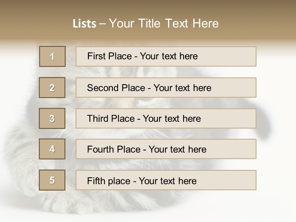 Playful Young Animal Fun PowerPoint Template