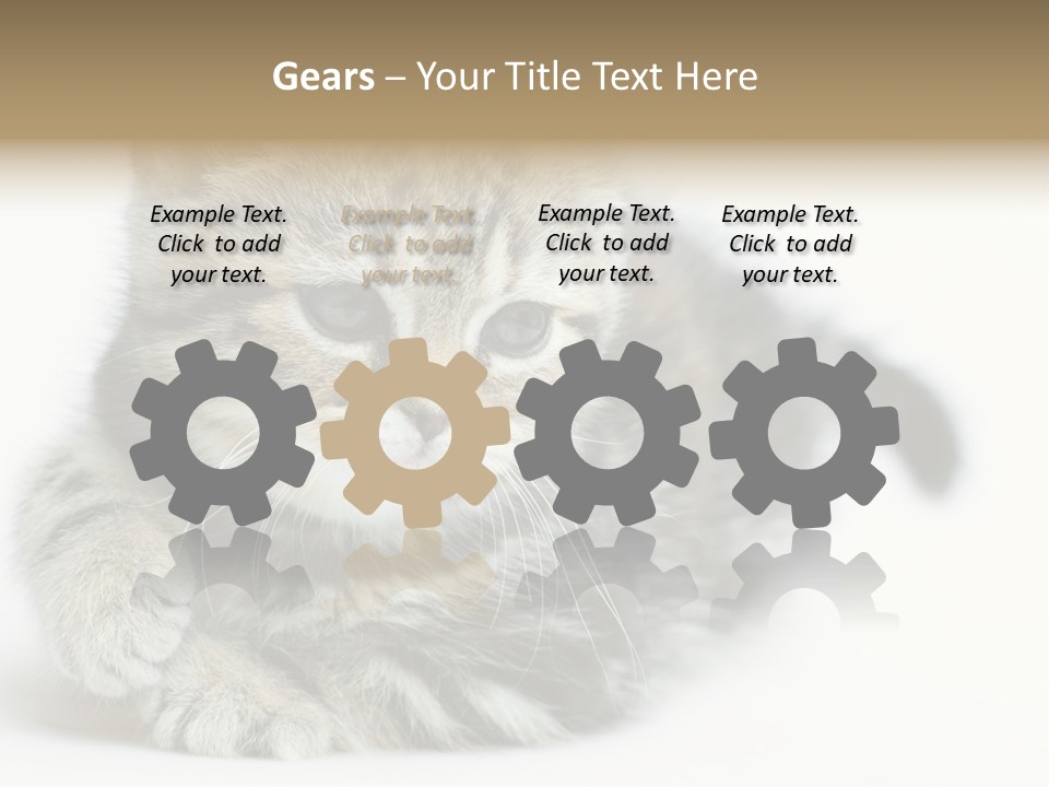 Playful Young Animal Fun PowerPoint Template