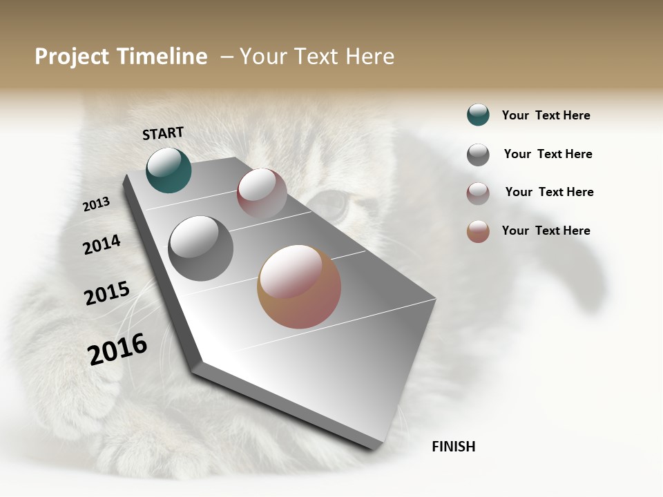 Playful Young Animal Fun PowerPoint Template