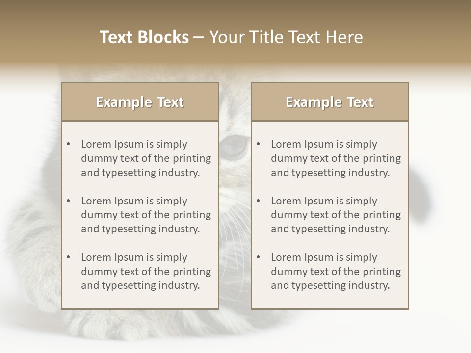 Playful Young Animal Fun PowerPoint Template